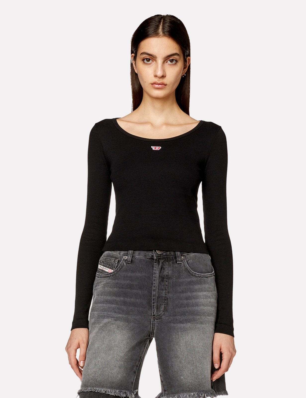 Blusa Diesel Feminina T-Ballet-D Tank Top Preta