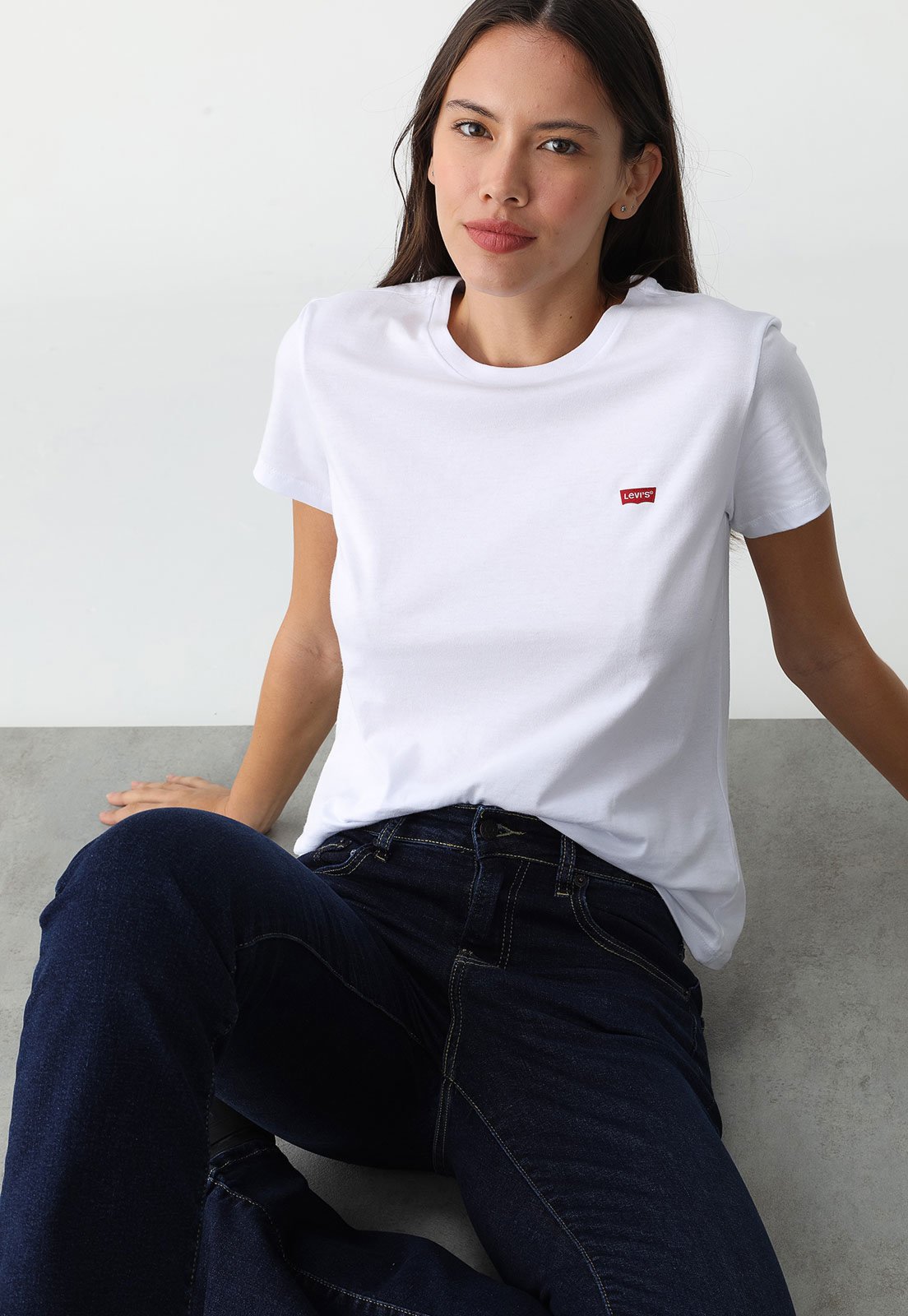 Camiseta Levis Perfect Tee Branca