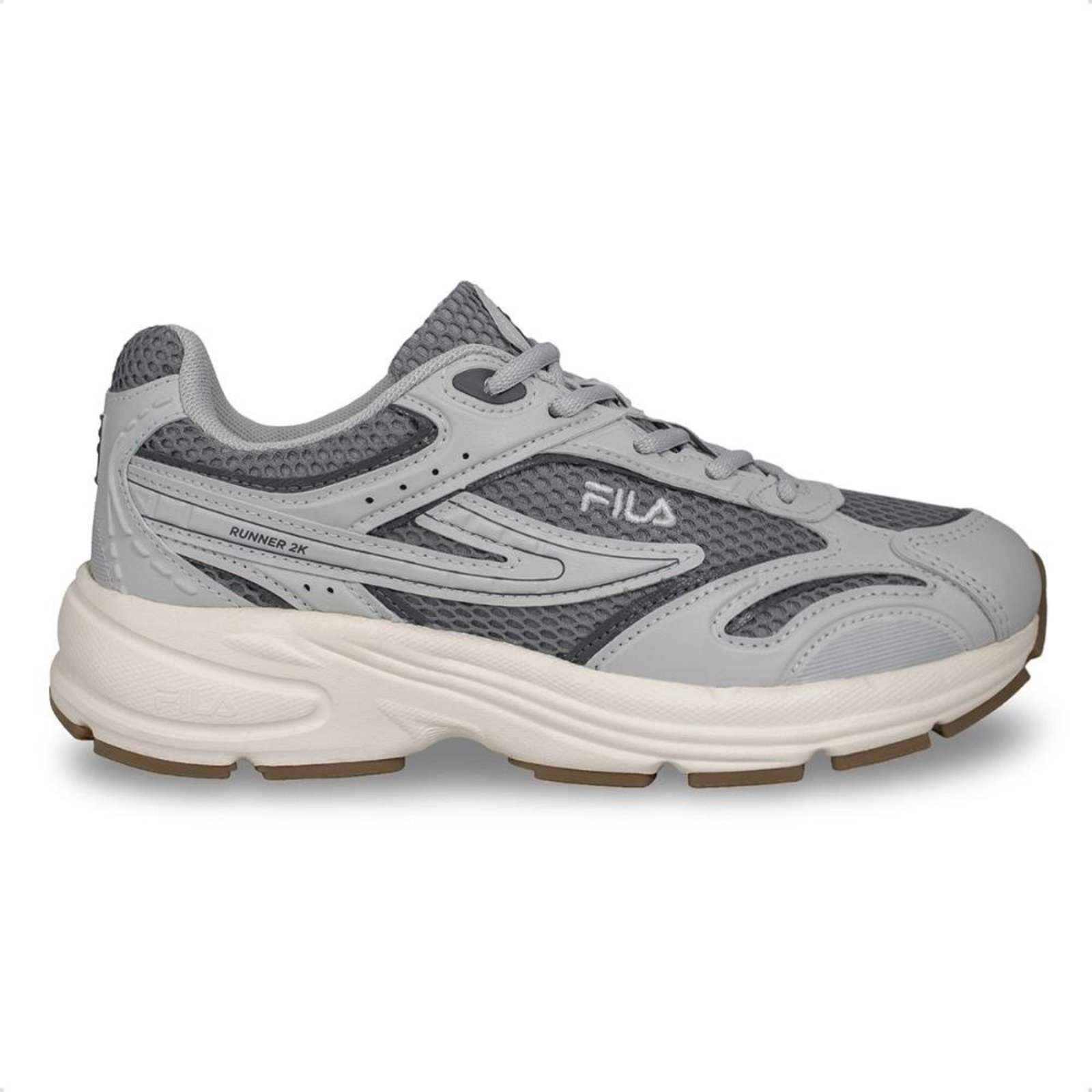 Tênis Fila Feminino Runner 2K Casual Cinza