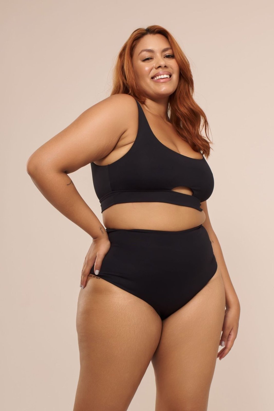 Top Biquíni Cintia Corpo Preto Suntime