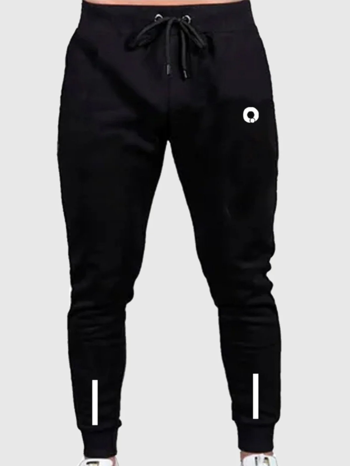 Calça Moletom Algodão Jogger Flanelado Algodão Moleton Liso feminino Mooboo Preta black