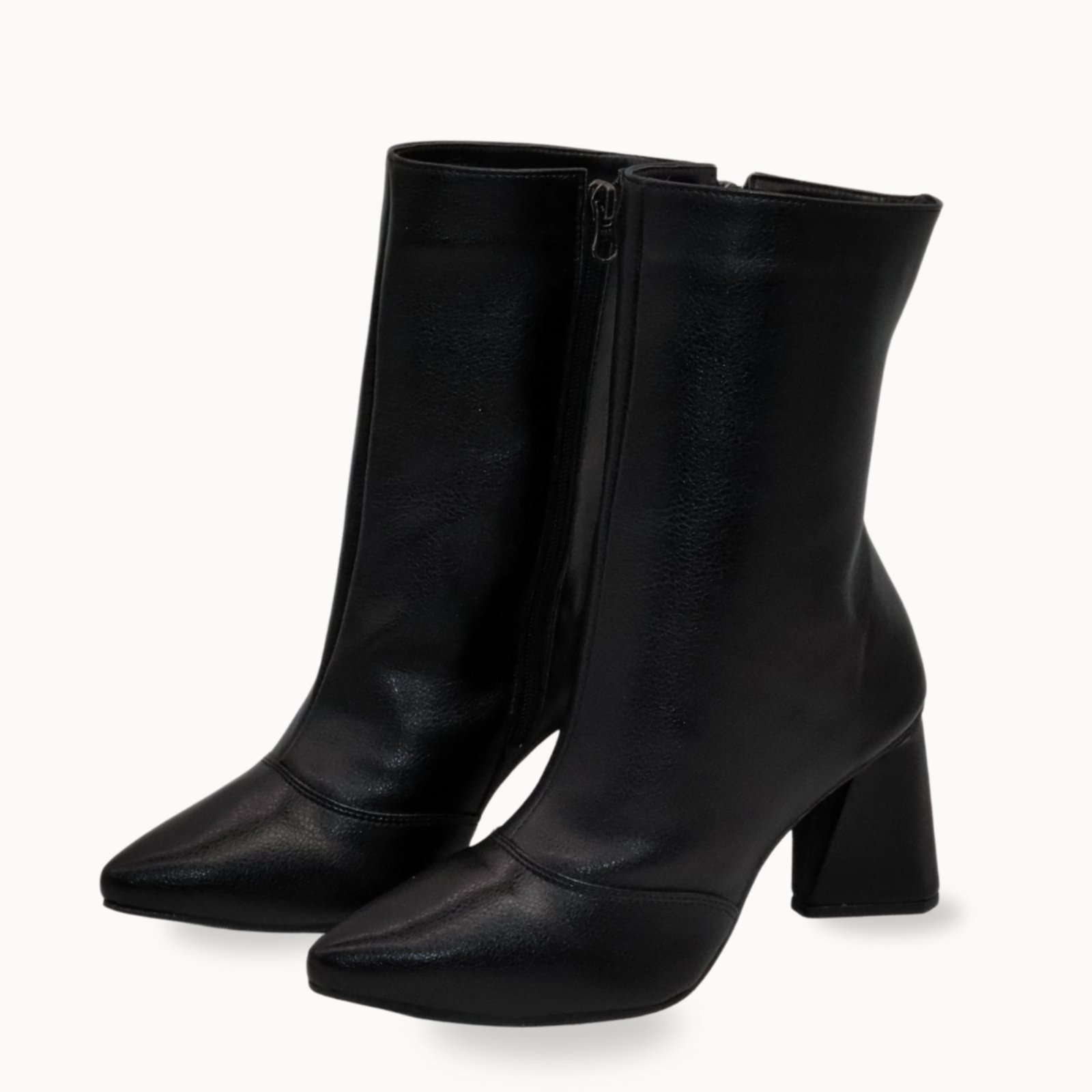 Bota Feminina Cano Médio Hannah Footwear 23026 Floter Preto