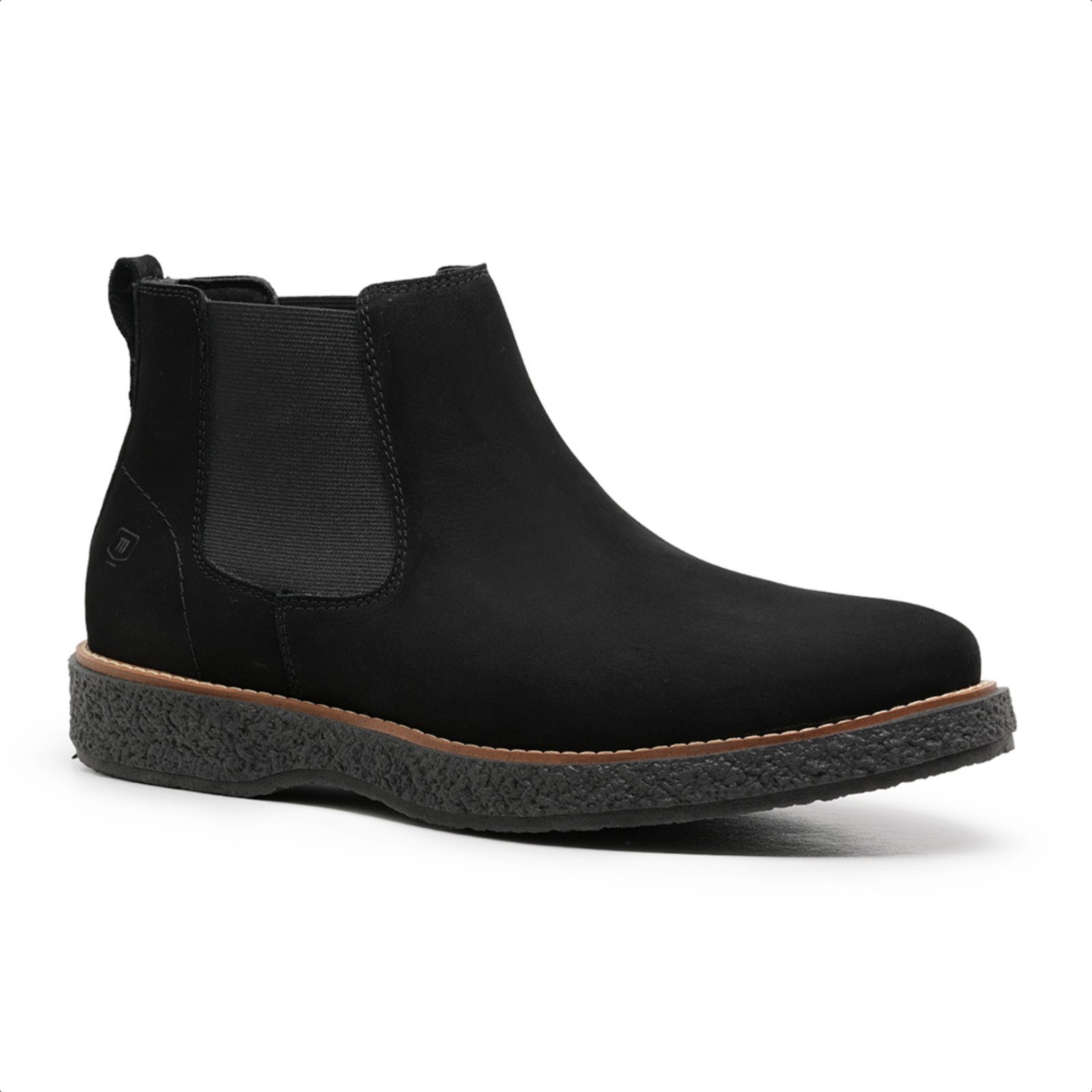 Bota Chelsea Casual Masculina Malbork Couro Preto 1302_05