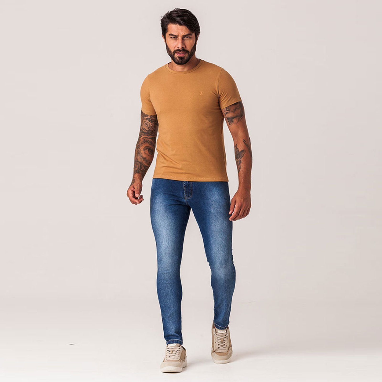 Calça Jeans Skinny Masculina Zune Azul