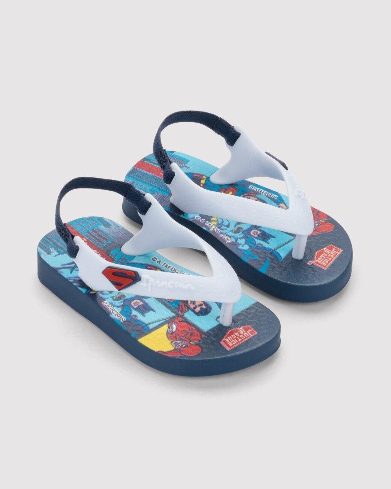 Infantil - Chinelo Ipanema Liga da Justiça Azul