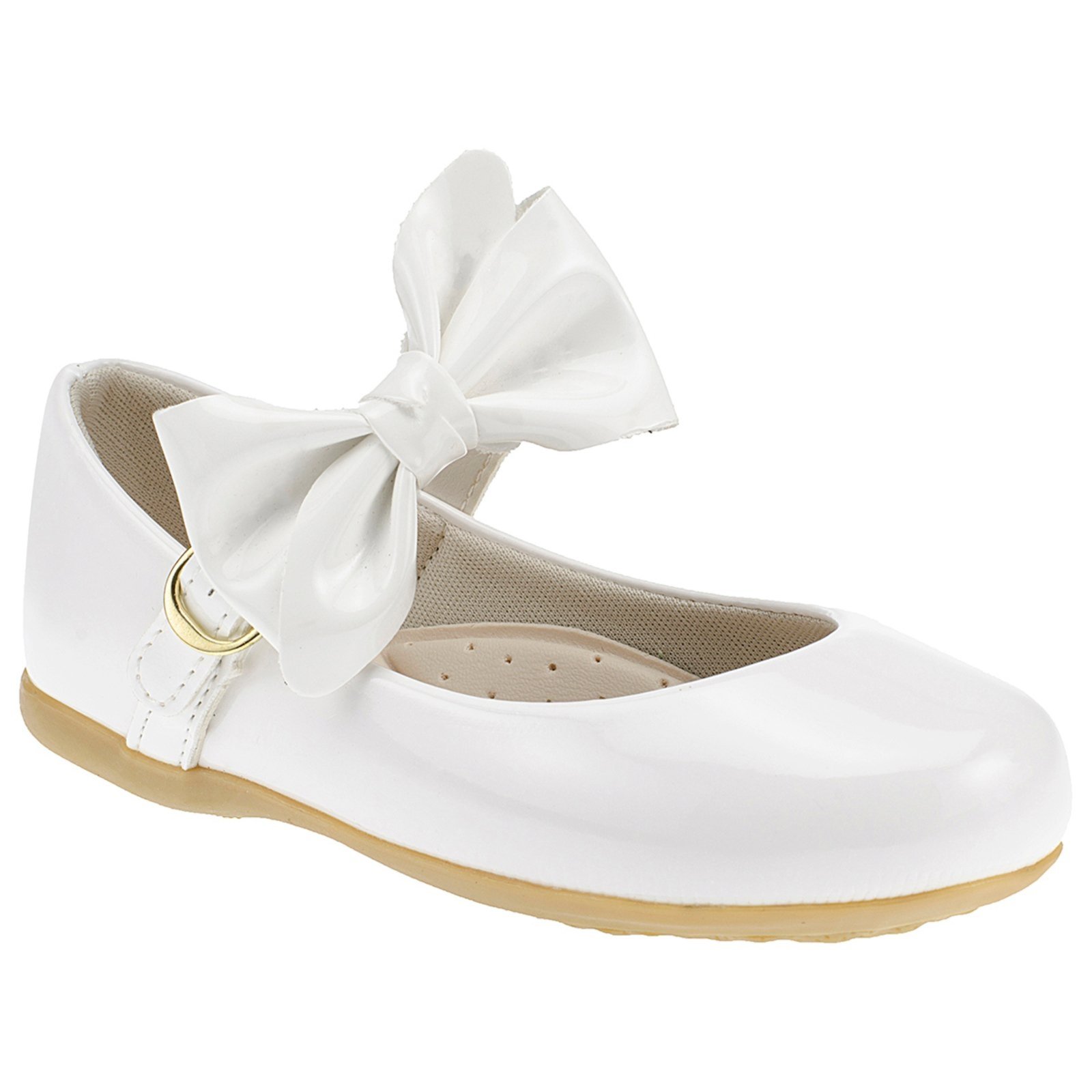 Infantil – Sapatilha Boneca B2A Social Menina Confortável Branco Fosco