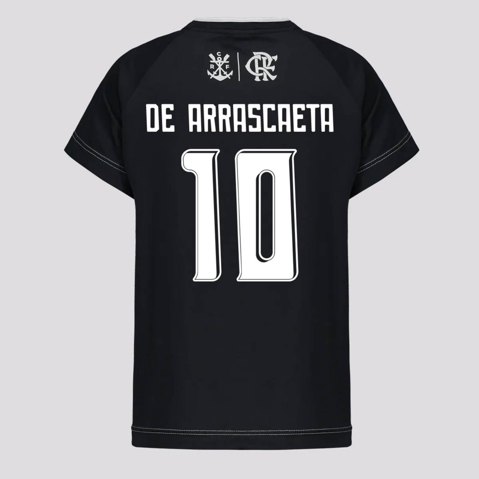 Camisa Flamengo Trama 10 De Arrascaeta Preta