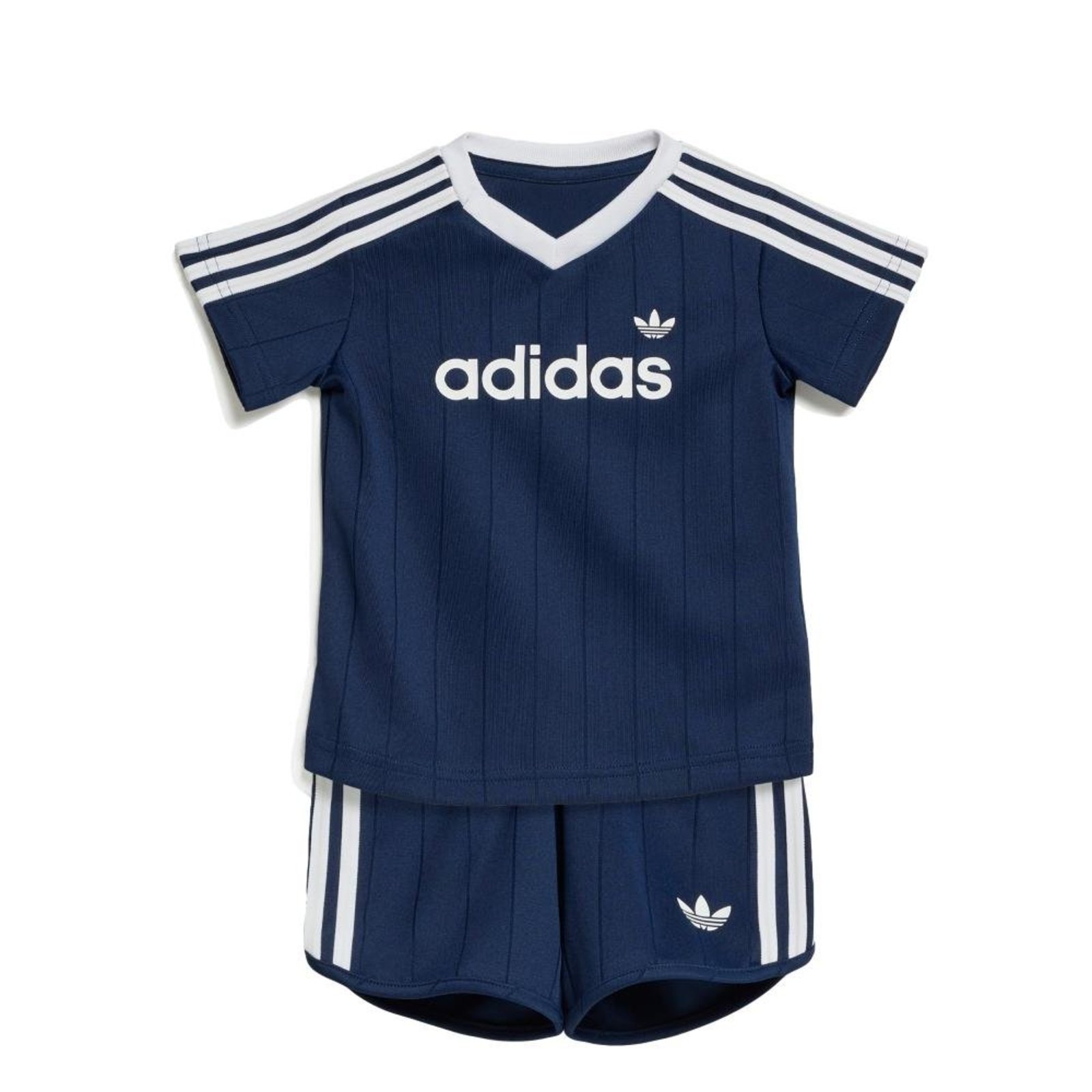 Infantil - CONJUNTO DE CAMISETA E SHORTS COM LISTRAS SPRINTER adidas Originals Azul