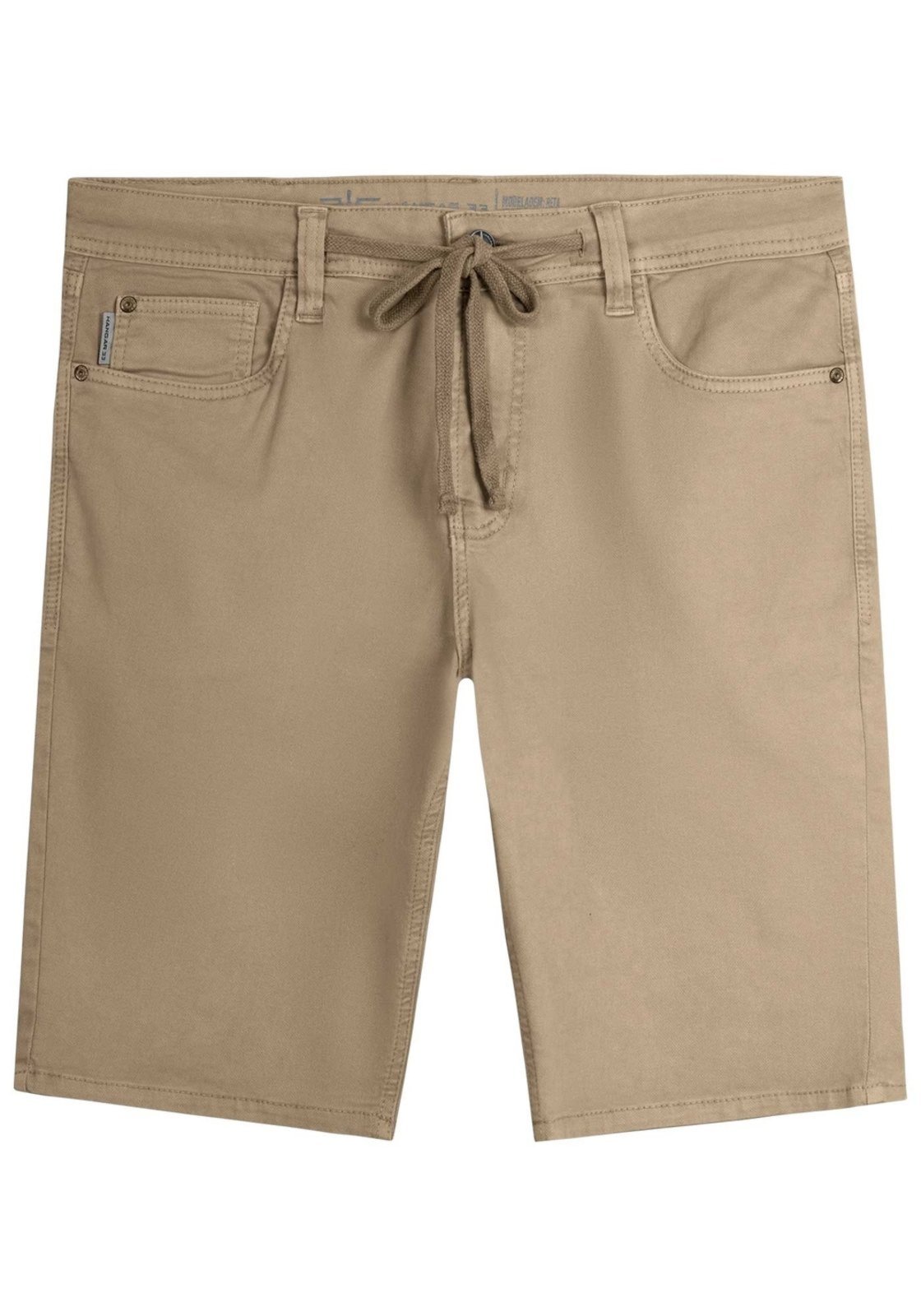 Bermuda Sarja Masculina Reta com Cadarço