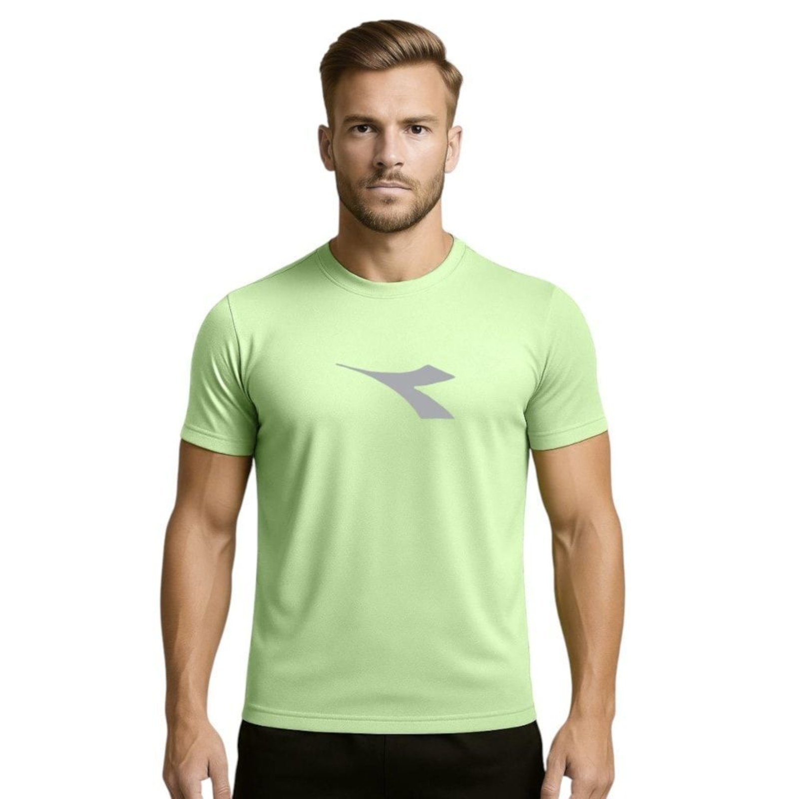 Camiseta Diadora Big Logo Masculina - Verde - diadora