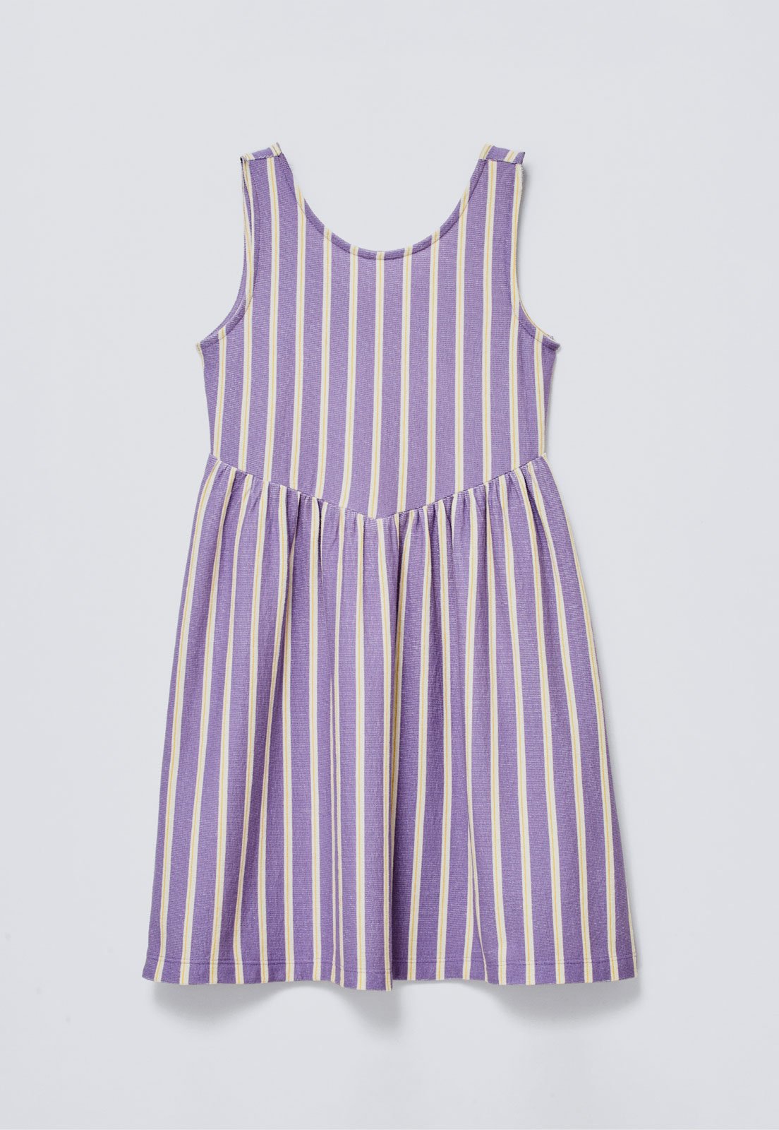 Infantil - Vestido Hering Listrado Lilás