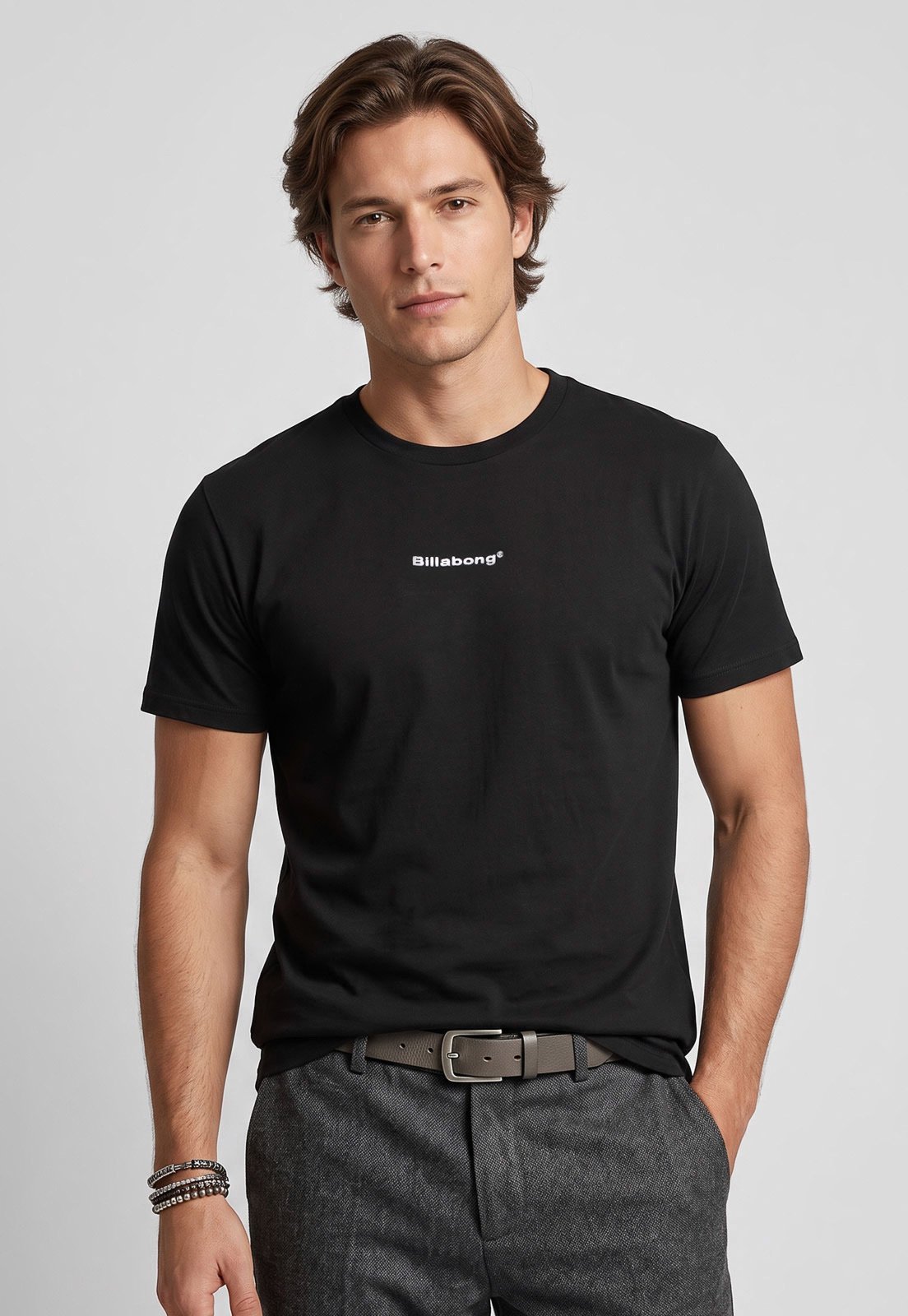 Camiseta Masculina Billabong Smitty Preta