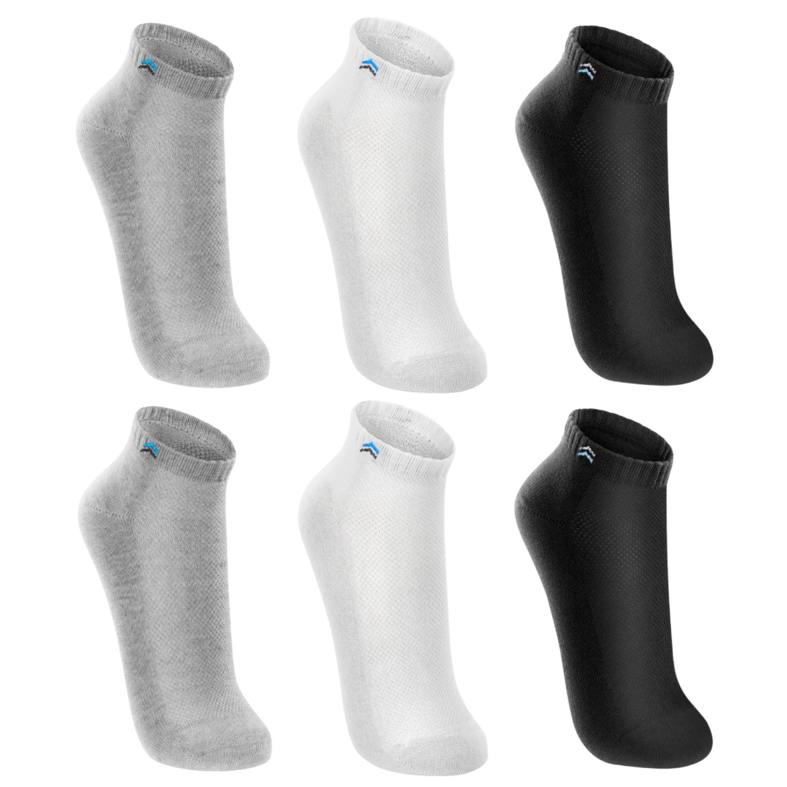 Kit 6 Pares de Meias Up 3225 Cano Curto Algodão – Sortido Colorido