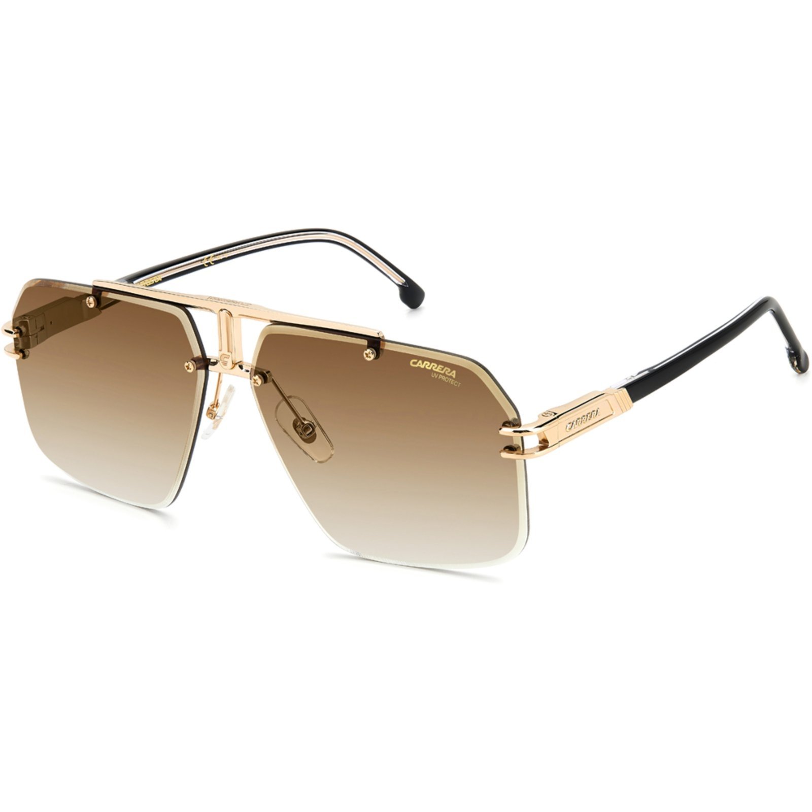Vista 2 Óculos de Sol Carrera 1054 S 2M2 6386 Masculino dourado Carrera dourado