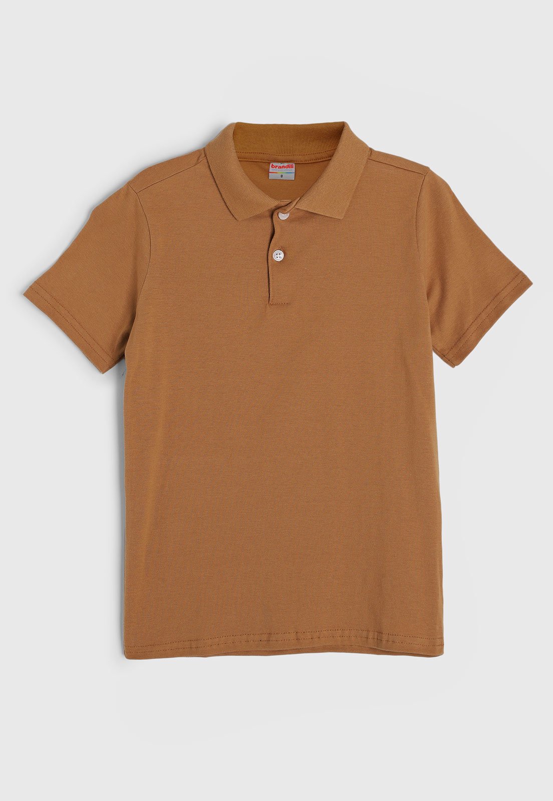 Infantil - Camisa Polo Brandili Lisa Caramelo