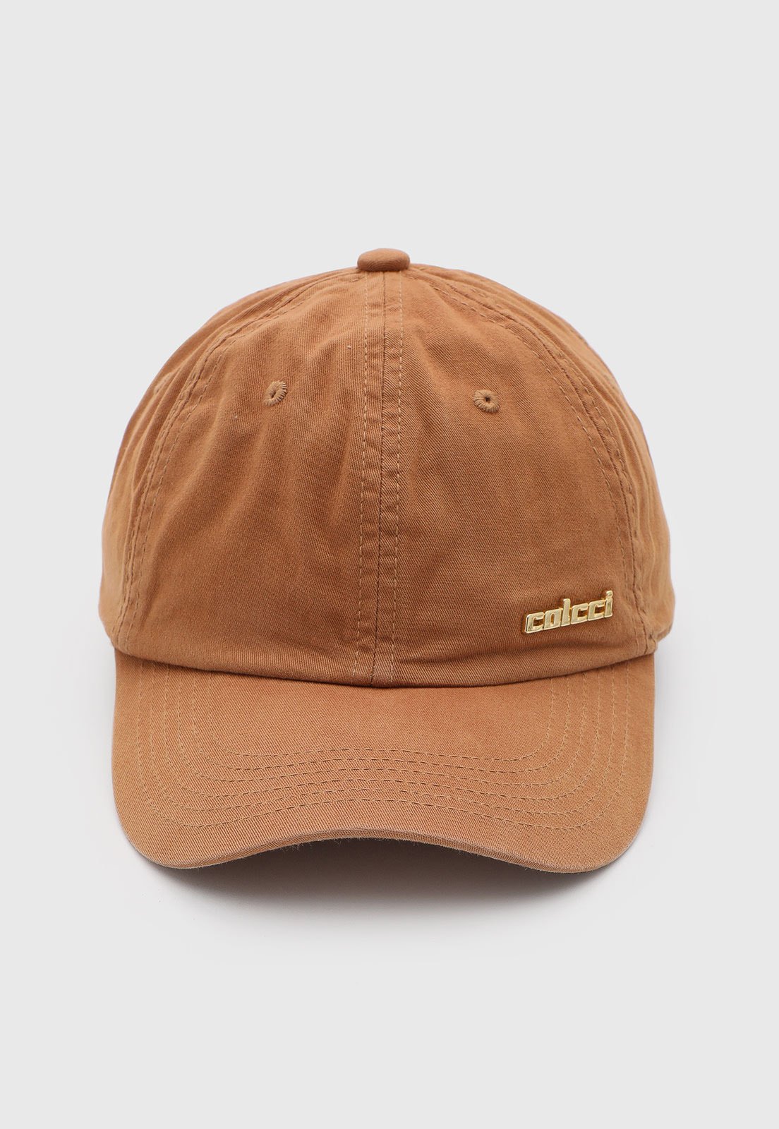 Boné Feminino Colcci Aba Curva Caramelo