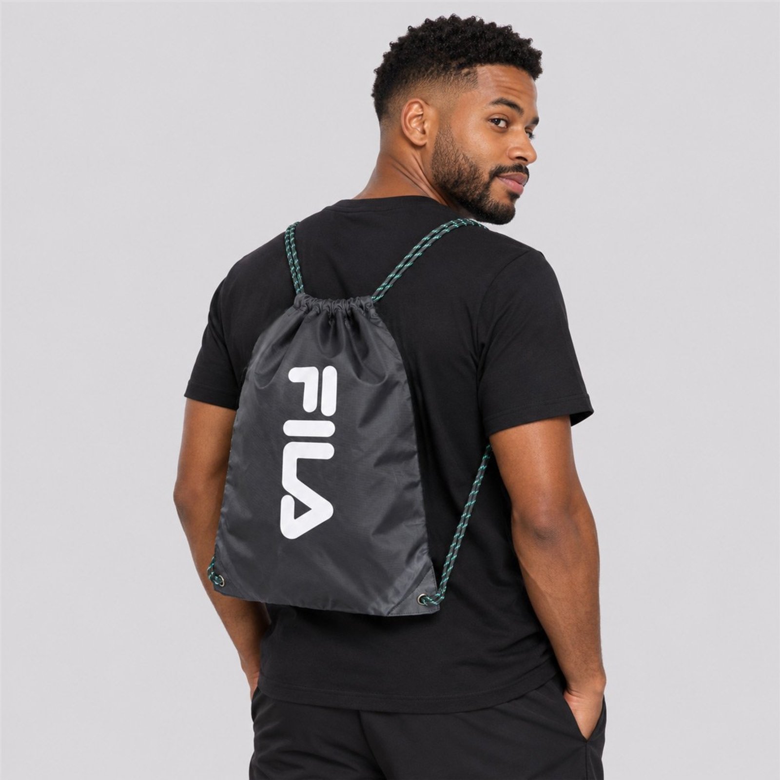 Bolsa de Ginástica Fila Basic Cinza