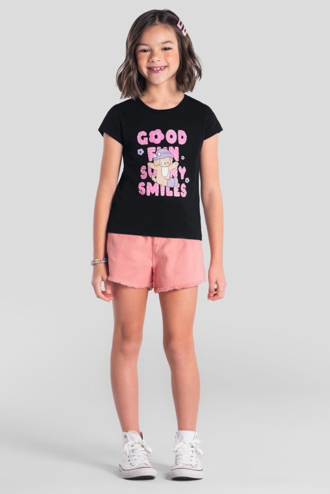 Infantil - Blusa menina cachorrinho sweet goods Brandili