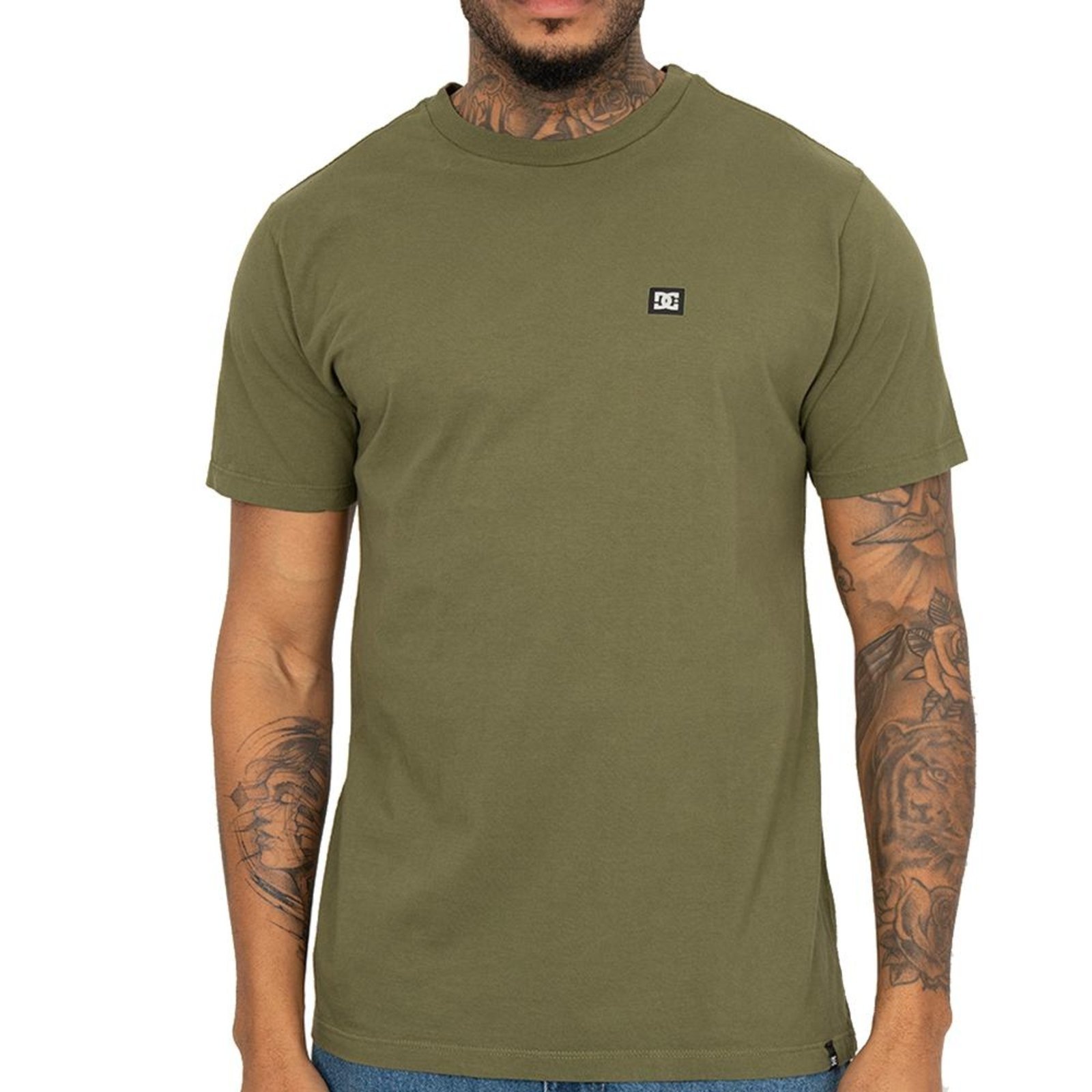 Camiseta DC Shoes Transfer SM26 Masculina Verde