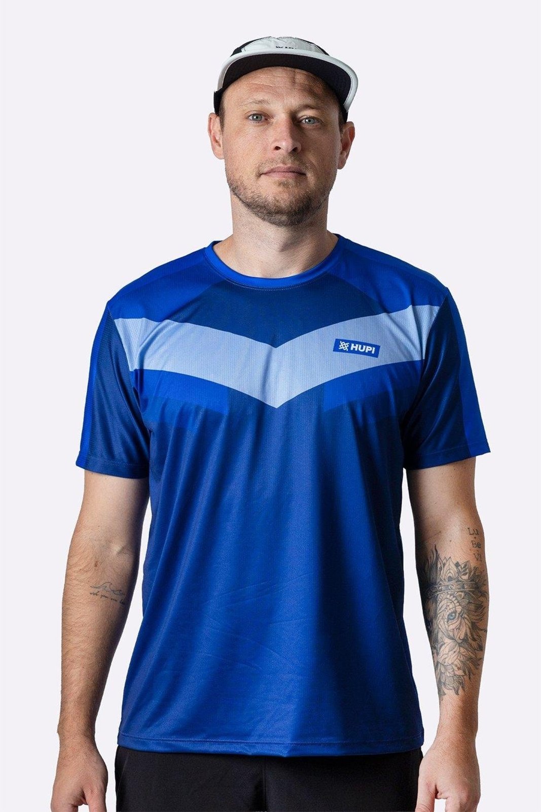 Camiseta Dry Fit HUPI Bolide Masculina Azul Marinho