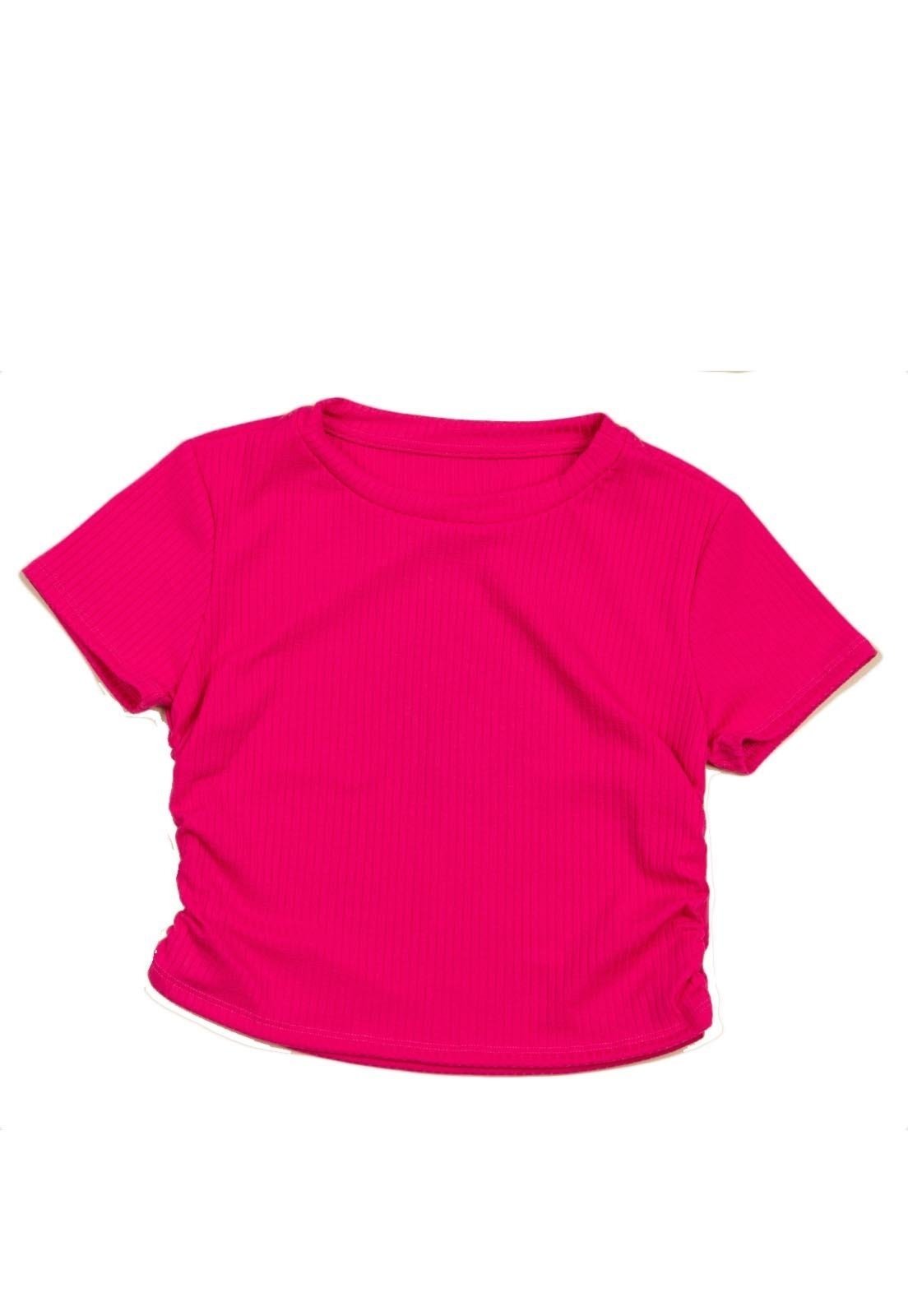 Vista 2 Infantil - Cropped Pink Canelada Collie 18 rosa COLLIE rosa