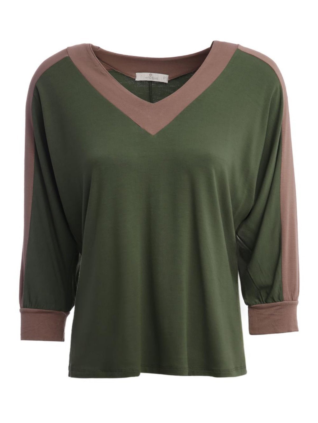 Vista 2 Blusa Manga 3/4 Autentique Feminina MARROM verde Autentique verde