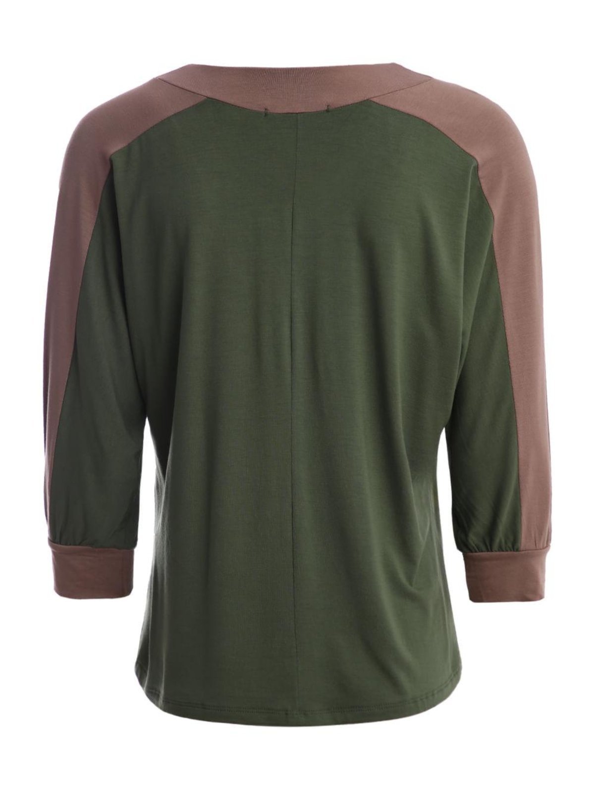 Vista 3 Blusa Manga 3/4 Autentique Feminina MARROM verde Autentique verde