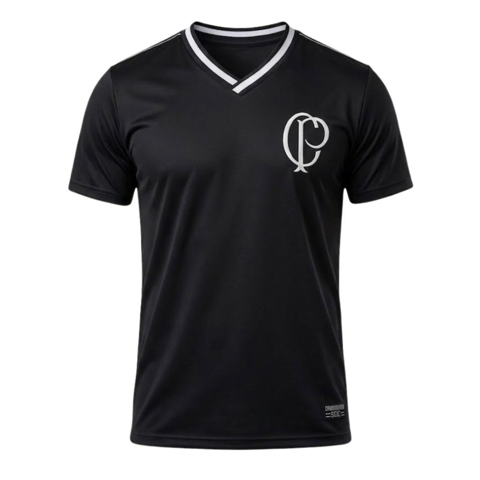 Camiseta Coimbra Corinthians Preta CP Masculino - 33101