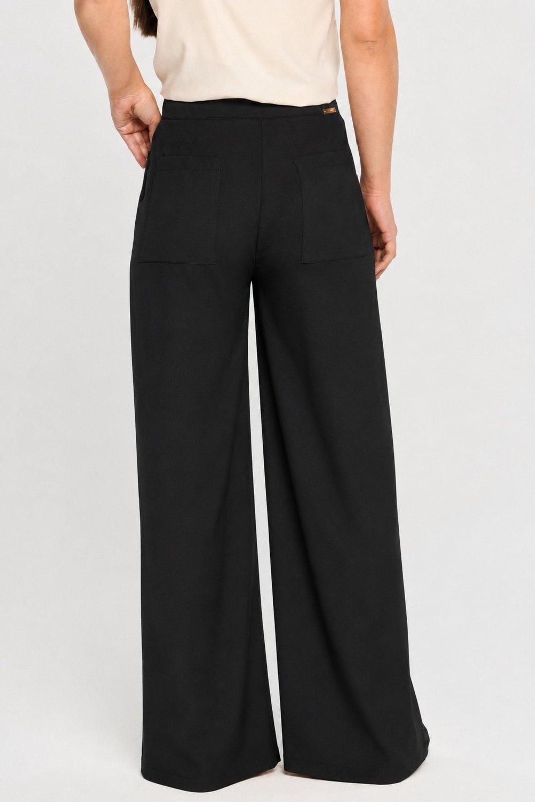 Calça Pantalona PKS Feminina Preta