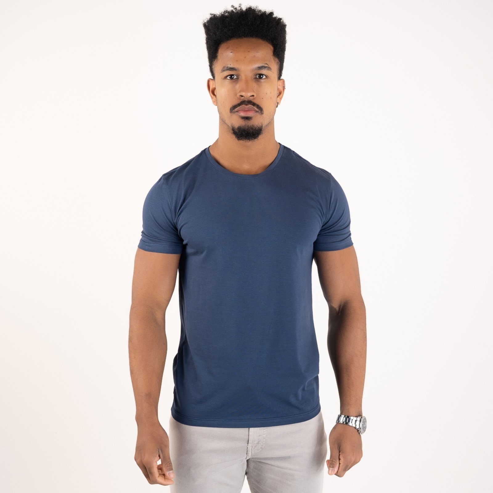 Camiseta VersatiOld Algodão Egípcio Azul Marinho