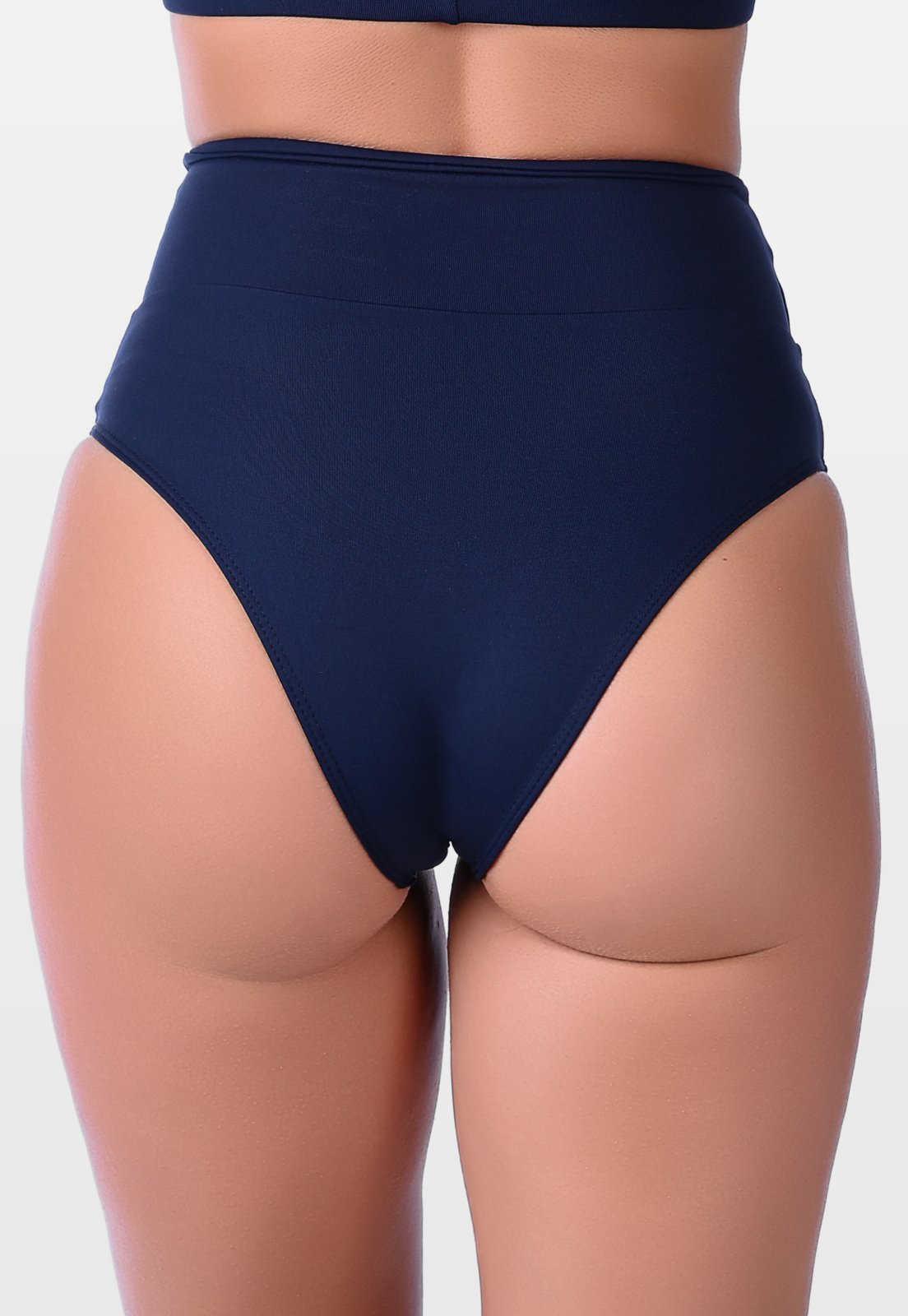 Vista 3 Calcinha Hot Pants Summer Soul Cós Duplo Azul Escuro azul marinho Summer Soul azul marinho