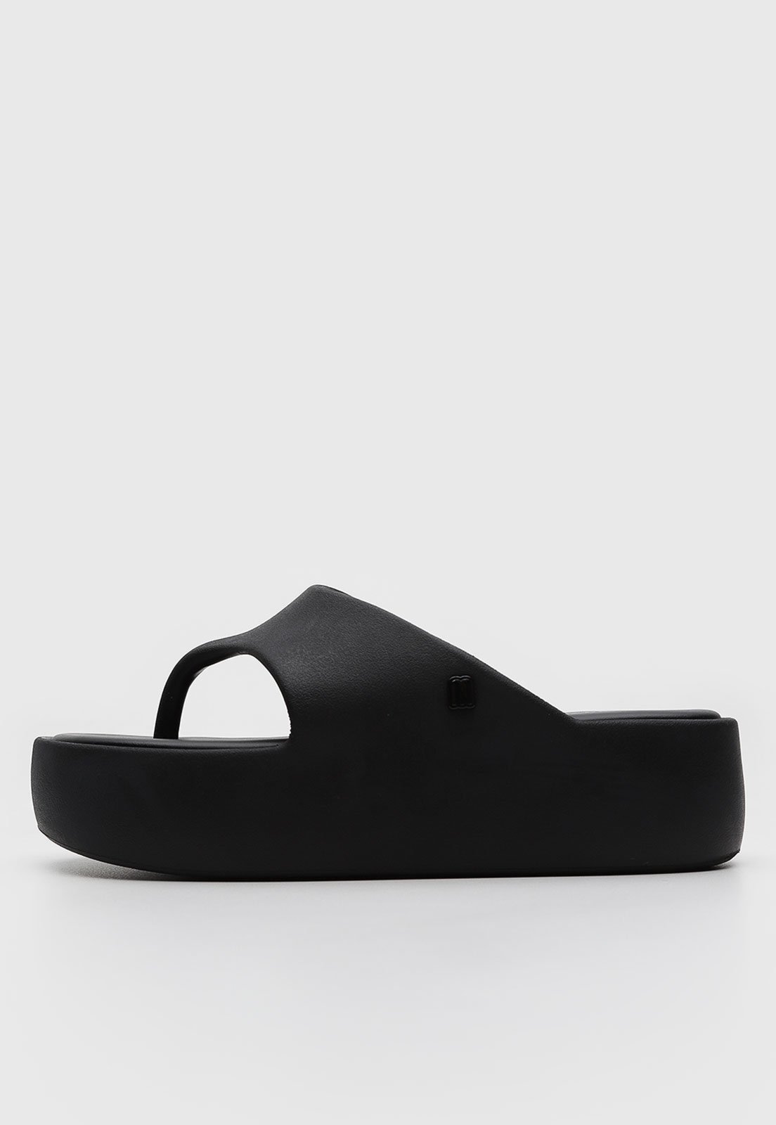 Sandália Flatform Melissa Free Platform Thong Ad Preta