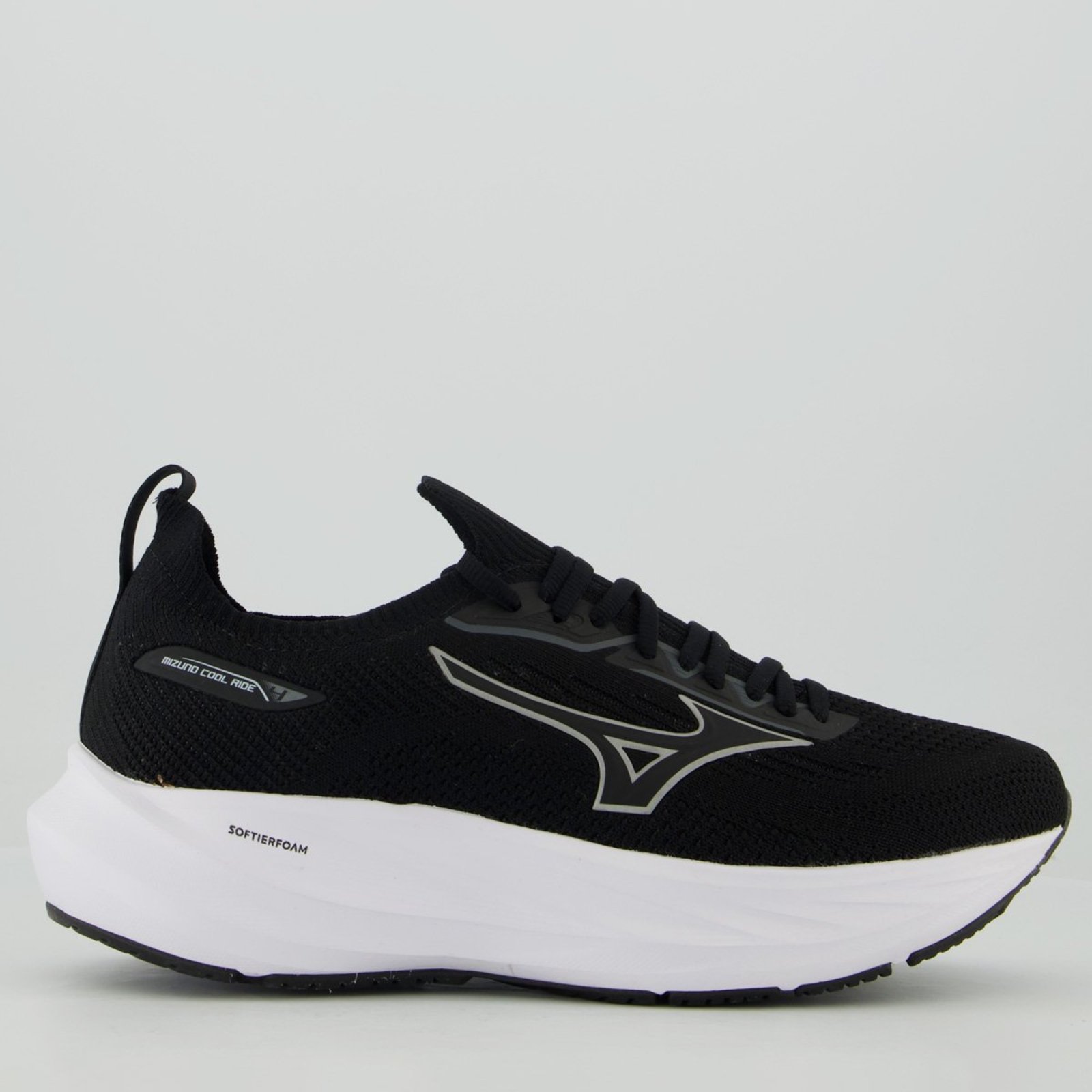 Tênis Mizuno Cool Ride 4 Preto e Branco