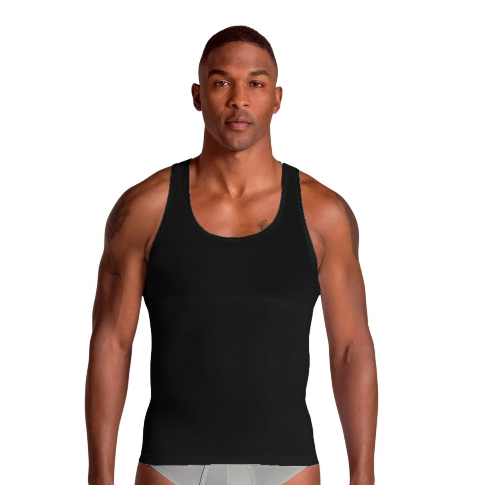 Cinta Modeladora Masculina Corretor Postural Alta Compressão