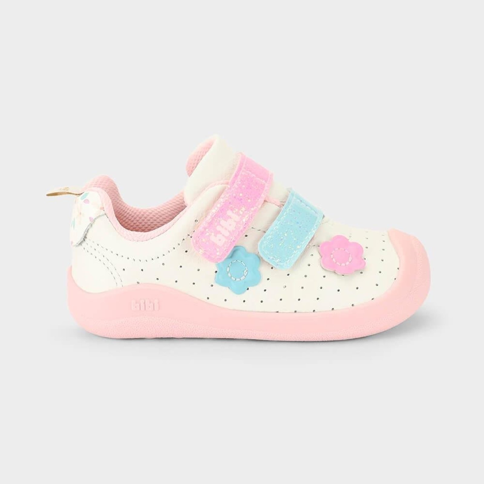 Infantil - Tênis Bibi Fisioflex 5.0 Branco com Rosa 1265127 18