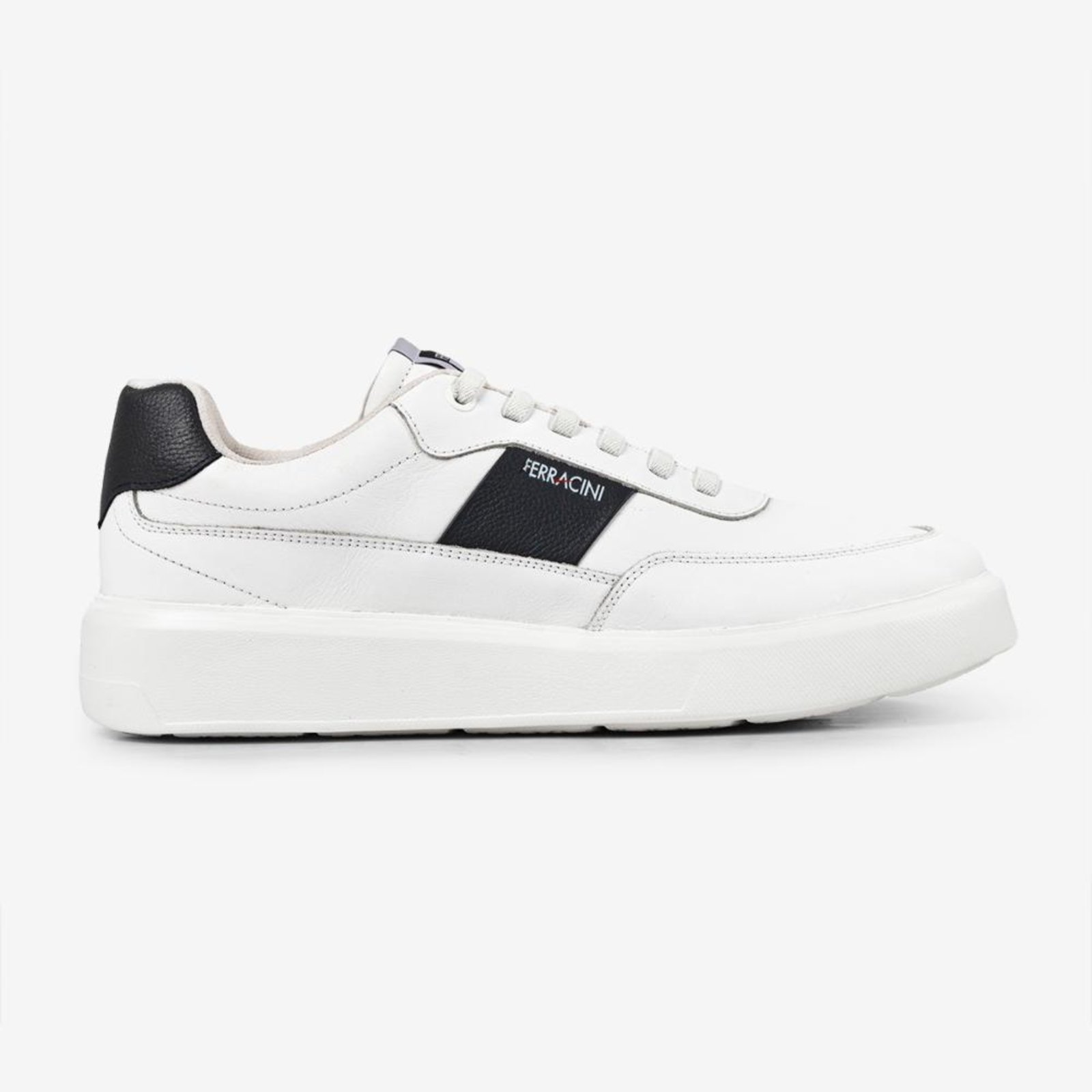 Vista 2 Tênis Casual Ferracini Flip de Couro 6787-729B branco FERRACINI branco