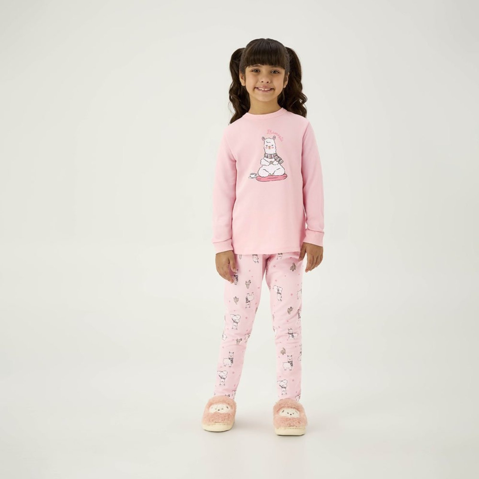 Pijama Rosa Primeiros Passos Pulla Bulla Menina - 200912-11