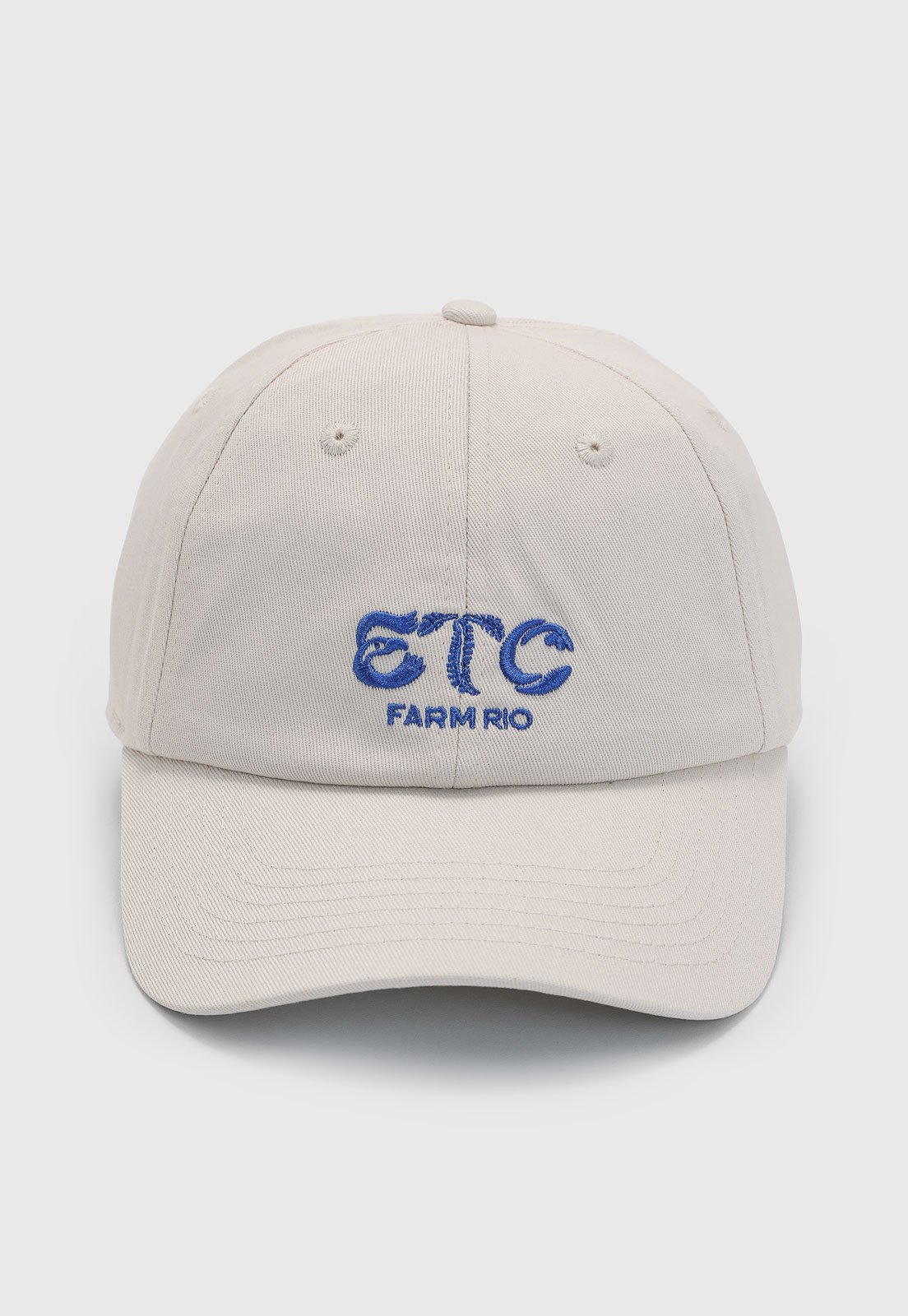 Vista 2 Boné Feminino FARM ETC Bordado Off-White off-white white FARM off-white white
