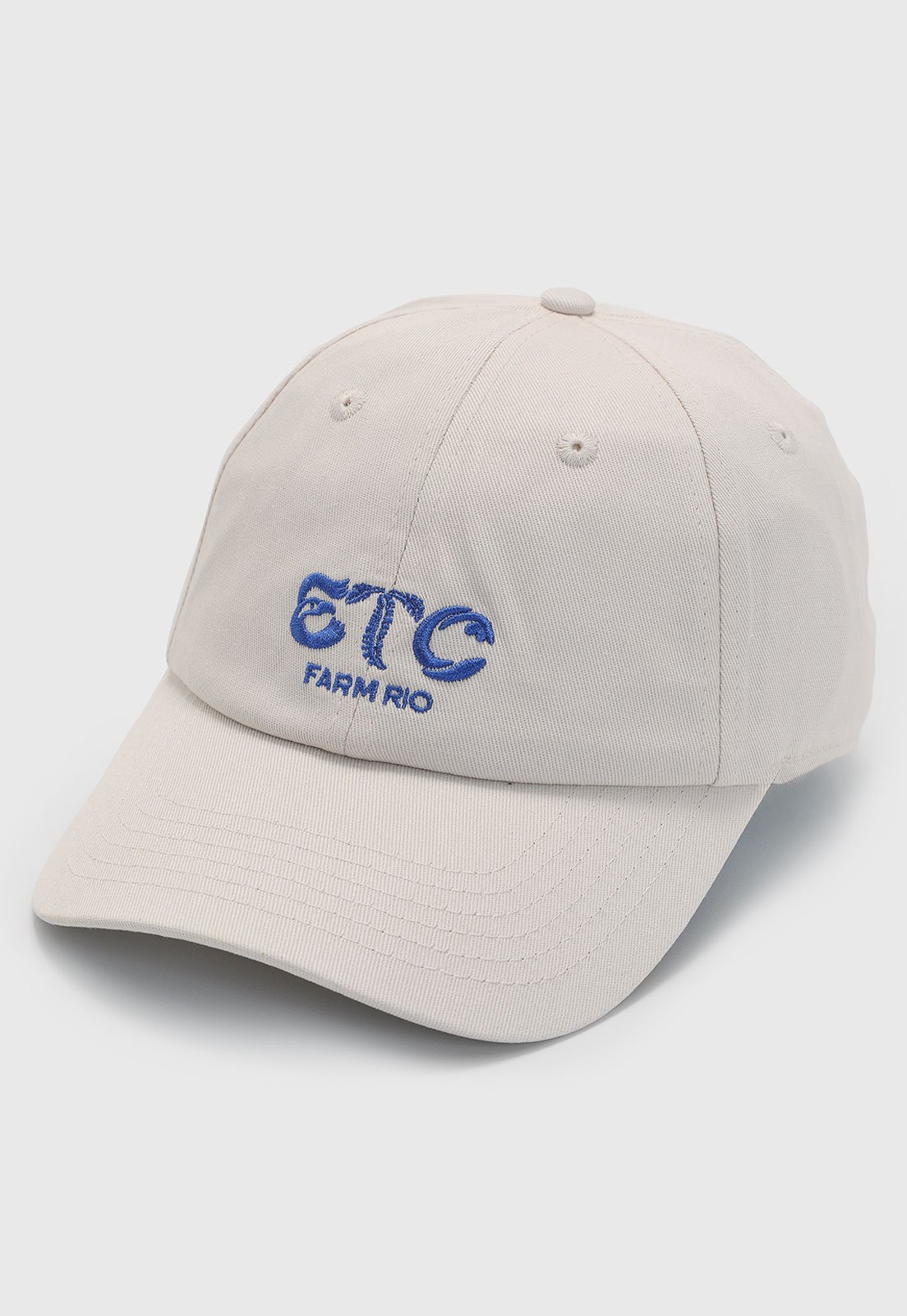 Vista 3 Boné Feminino FARM ETC Bordado Off-White off-white white FARM off-white white