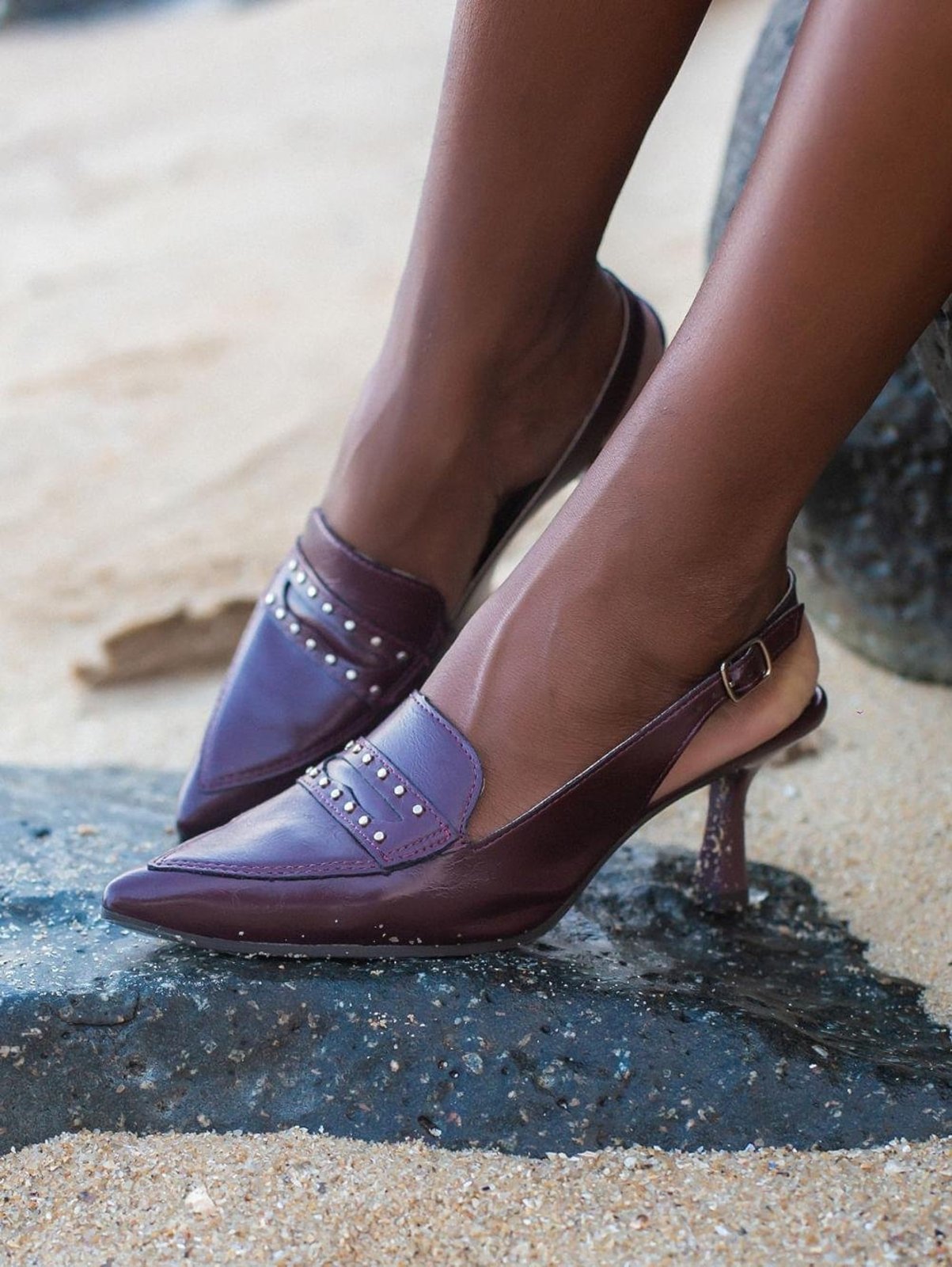 Sapato Slingback Mississipi Feminino BORDO