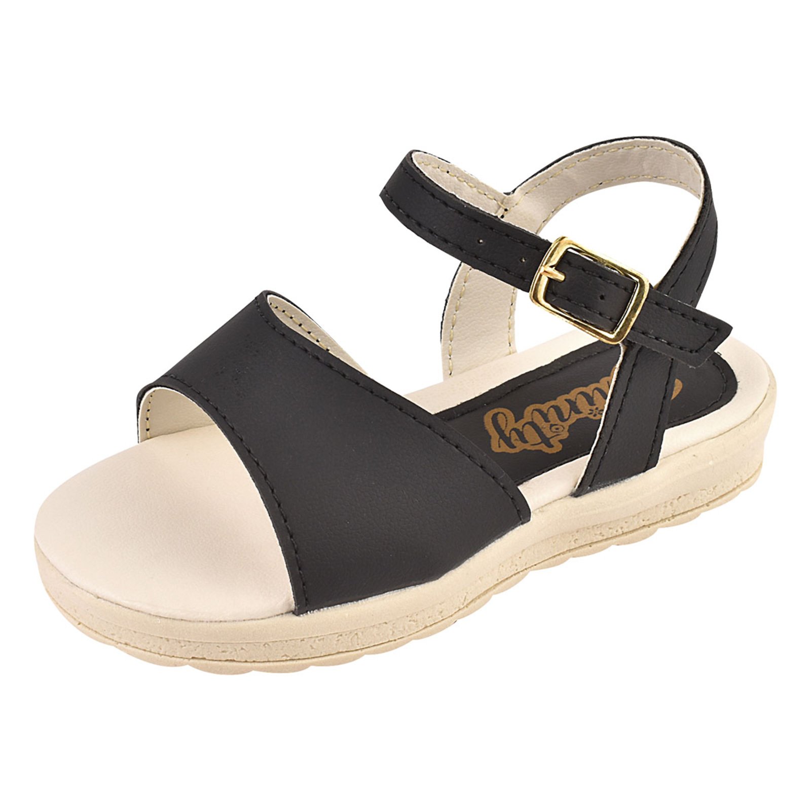 Infantil – Sandália Feminina Menina Do 20 Ao 27 Si001 Preta