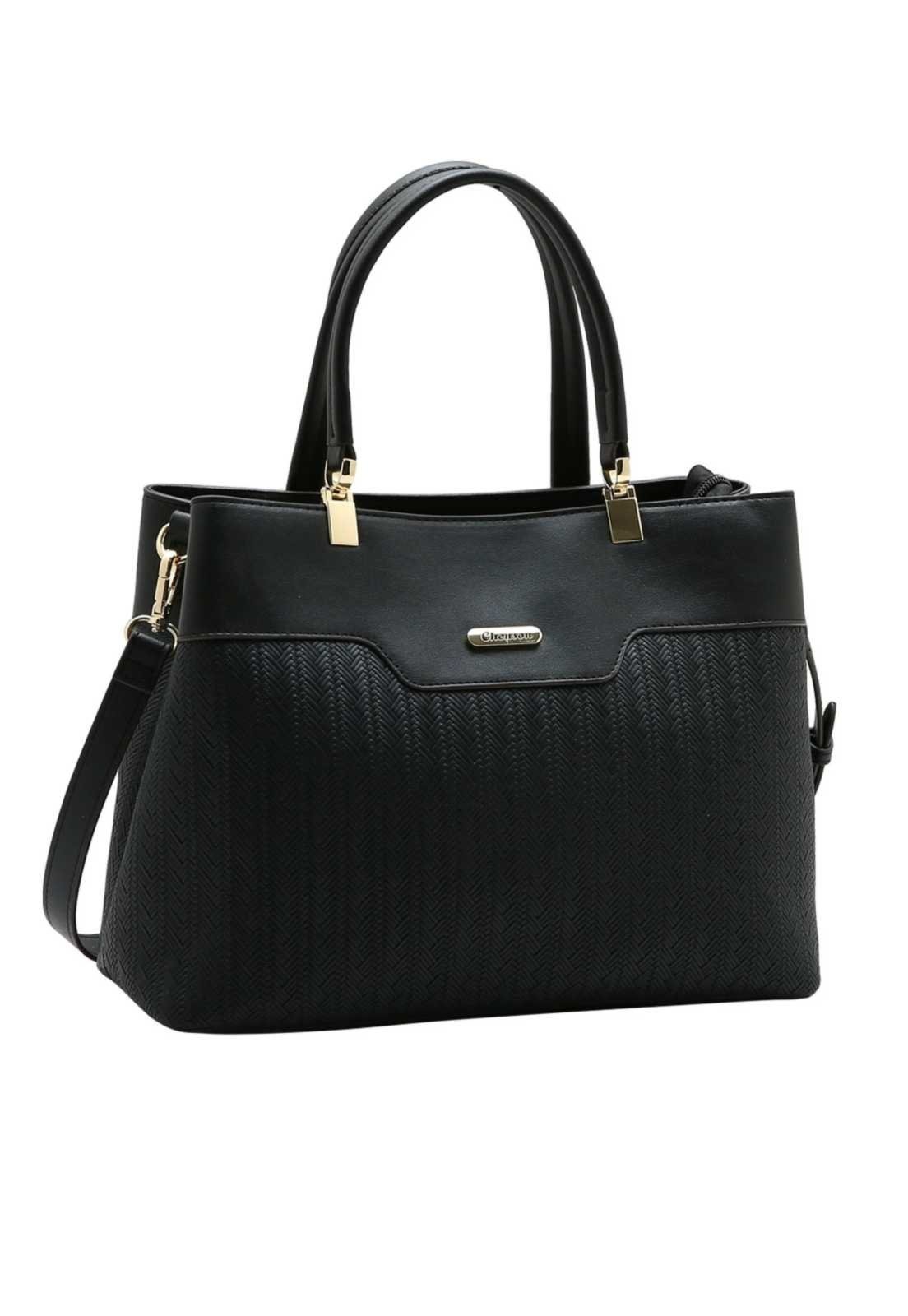 Bolsa Feminina Chenson Mão Mini Tresse 3485934 Preto