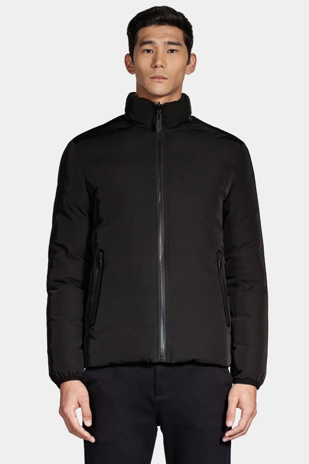 Vista 2 Jaqueta Aramis Nylon Dupla Face Puffer preto Aramis preto