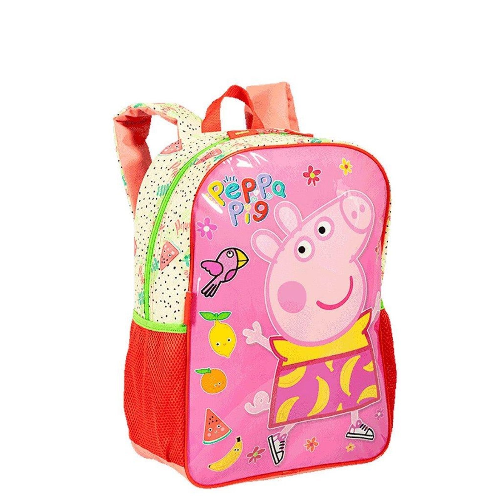 Vista 3 Infantil - Mochila Sestini Grande Peppa Fruits Colorido incolor Sestini incolor