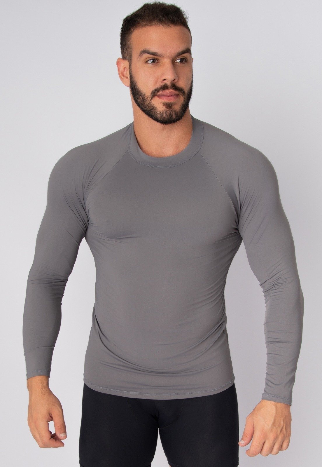 Camisa Masculina Bella Fiore Modas Térmica Poliéster UV Segunda Pele