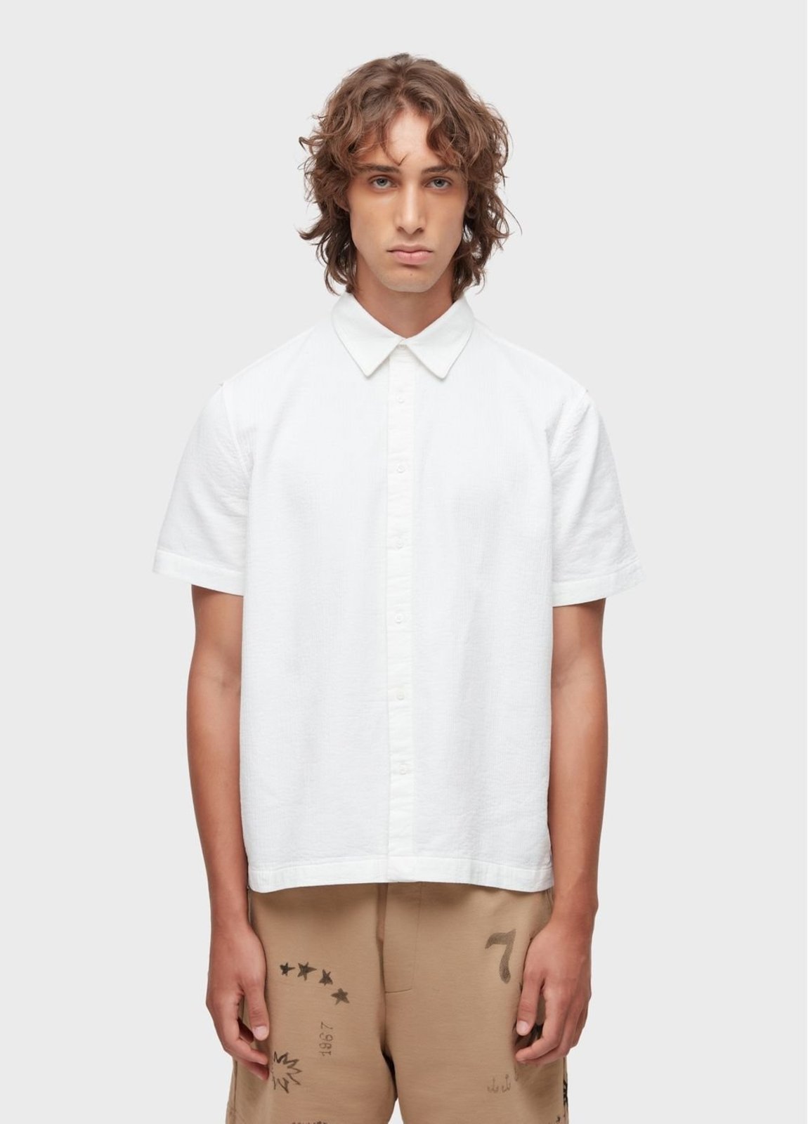Camisa texture handmade mc OSKLEN