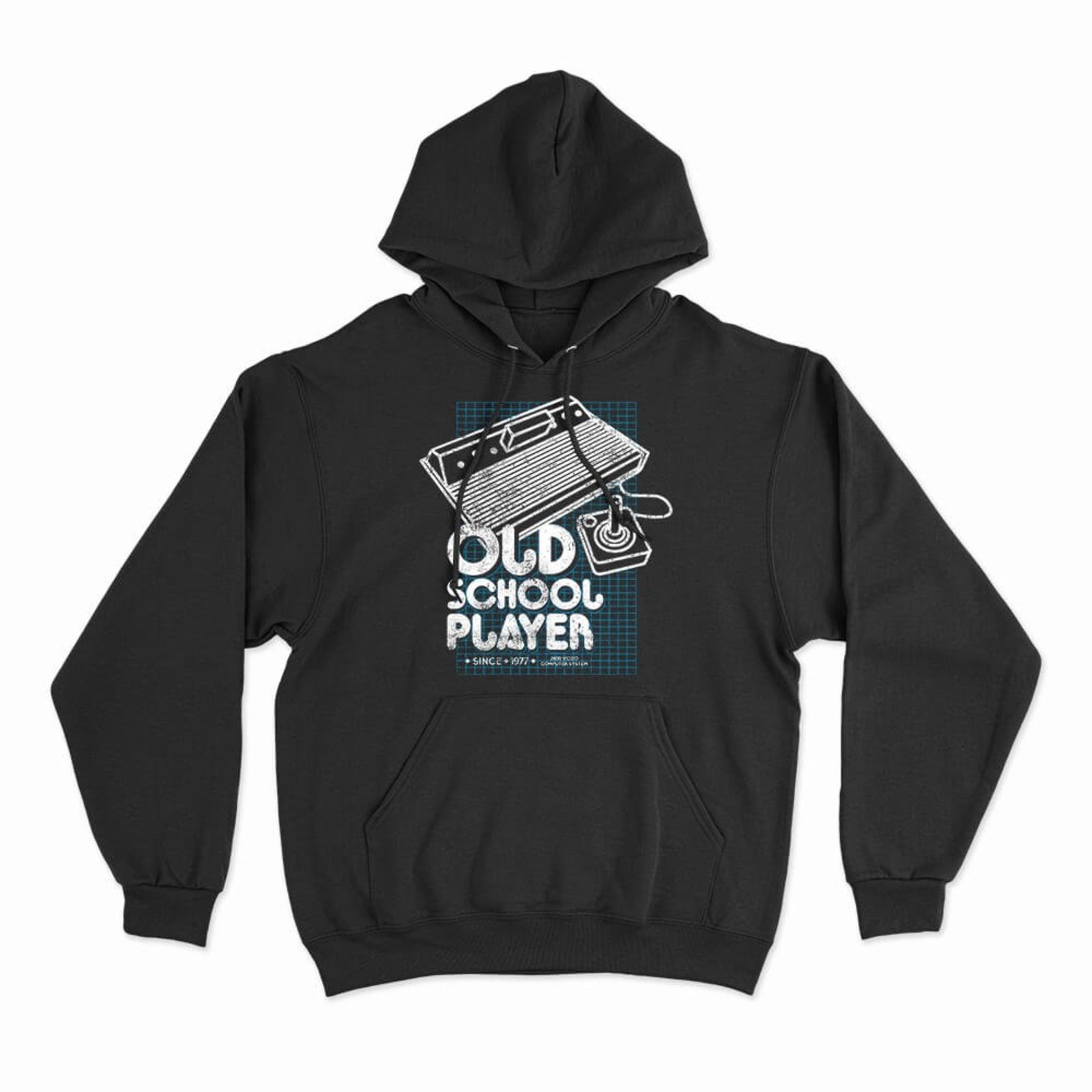 Moletom Com Capuz Old School Player - Preto - Casual - Studio Geek