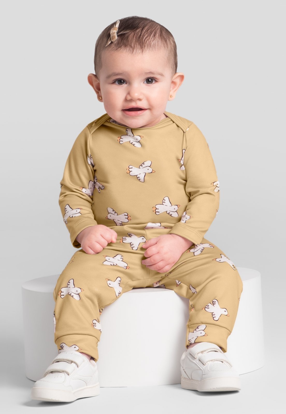 Infantil - Body unissex térmico pesado Brandili Baby