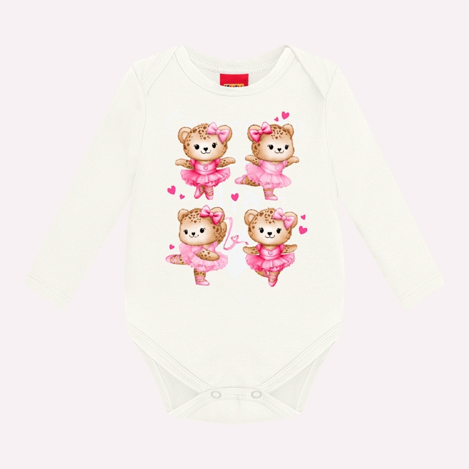Infantil - Body Menina Onças Kyly