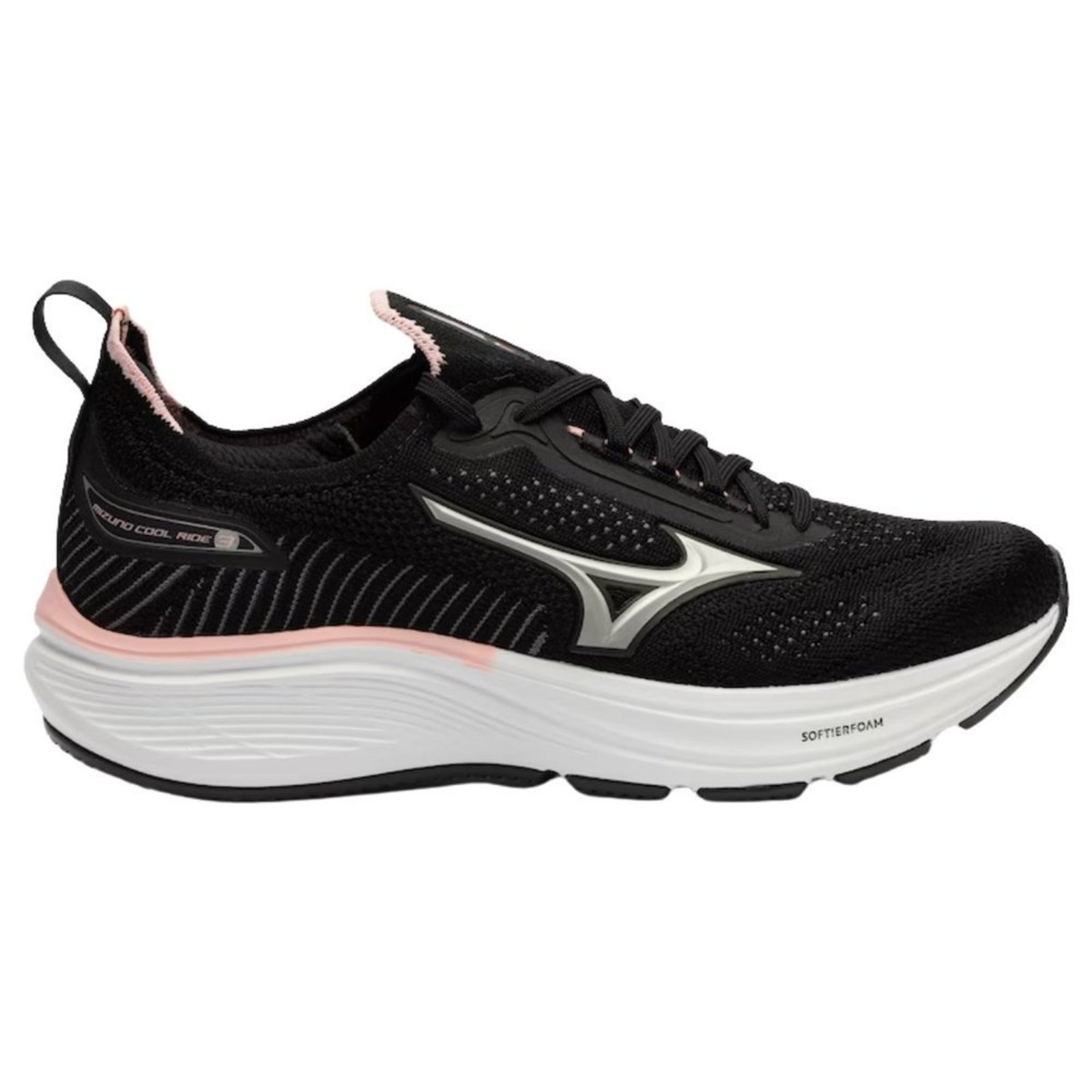 Tênis De Corrida Feminino Mizuno Cool Ride 3 Mizuno Preto